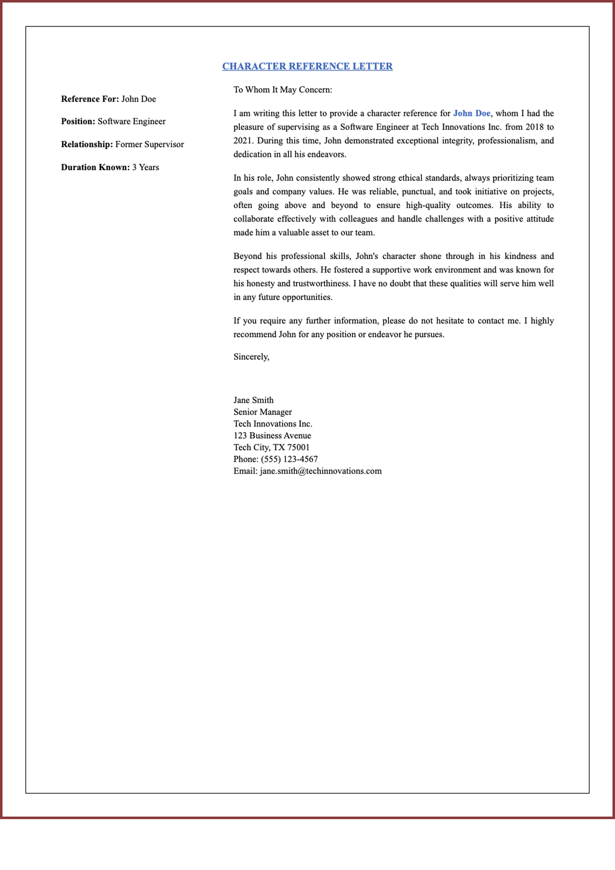 Professional and character reference letter examples for LBWCC applications_variant_2